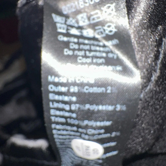 City Chic Nellie Dress Navy spot - new with tags size 14 - Picture 11 of 13